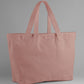 Oversized Heavy Duty Canvas Tote Bag - Rose