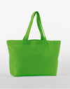 EarthAware® Organic Twill Shopper - Apple Green