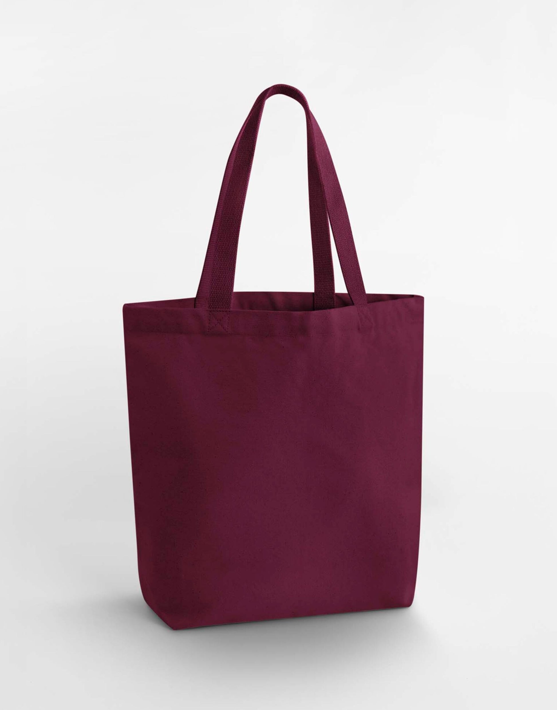 Heavyweight Canvas Tote Bag - Burgundy