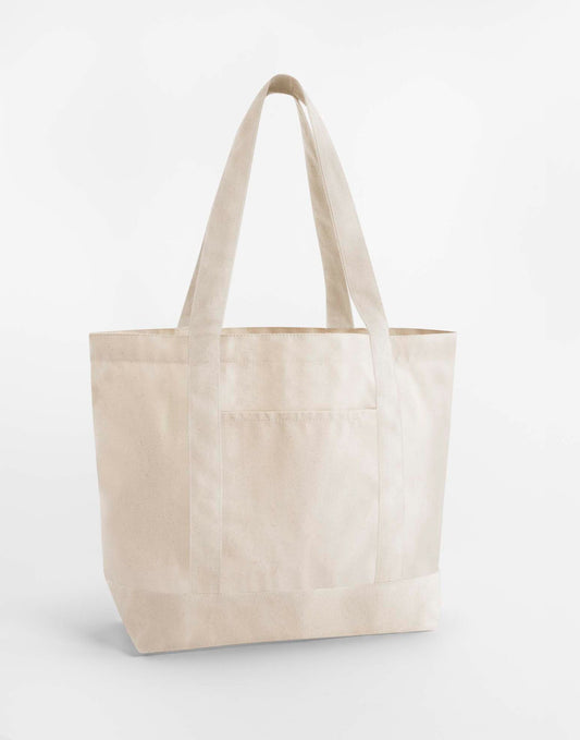 EarthAware® Organic Varsity Shopper - Natural