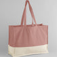 EarthAware® Organic Contrast Shopper - Rose/Natural