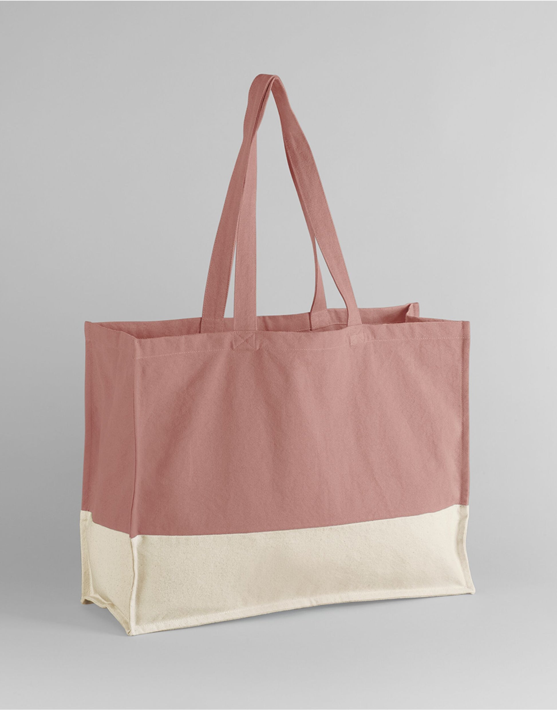 EarthAware® Organic Contrast Shopper - Rose/Natural