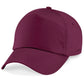 Junior Original 5 Panel Cap - Burgundy