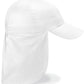 Junior Legionnaire Style Cap - White