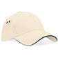 Ultimate 5 Panel Cap Sandwich Peak - Putty/French Navy