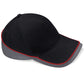 Teamwear Competition Cap - Black/Graphite/Classic Red