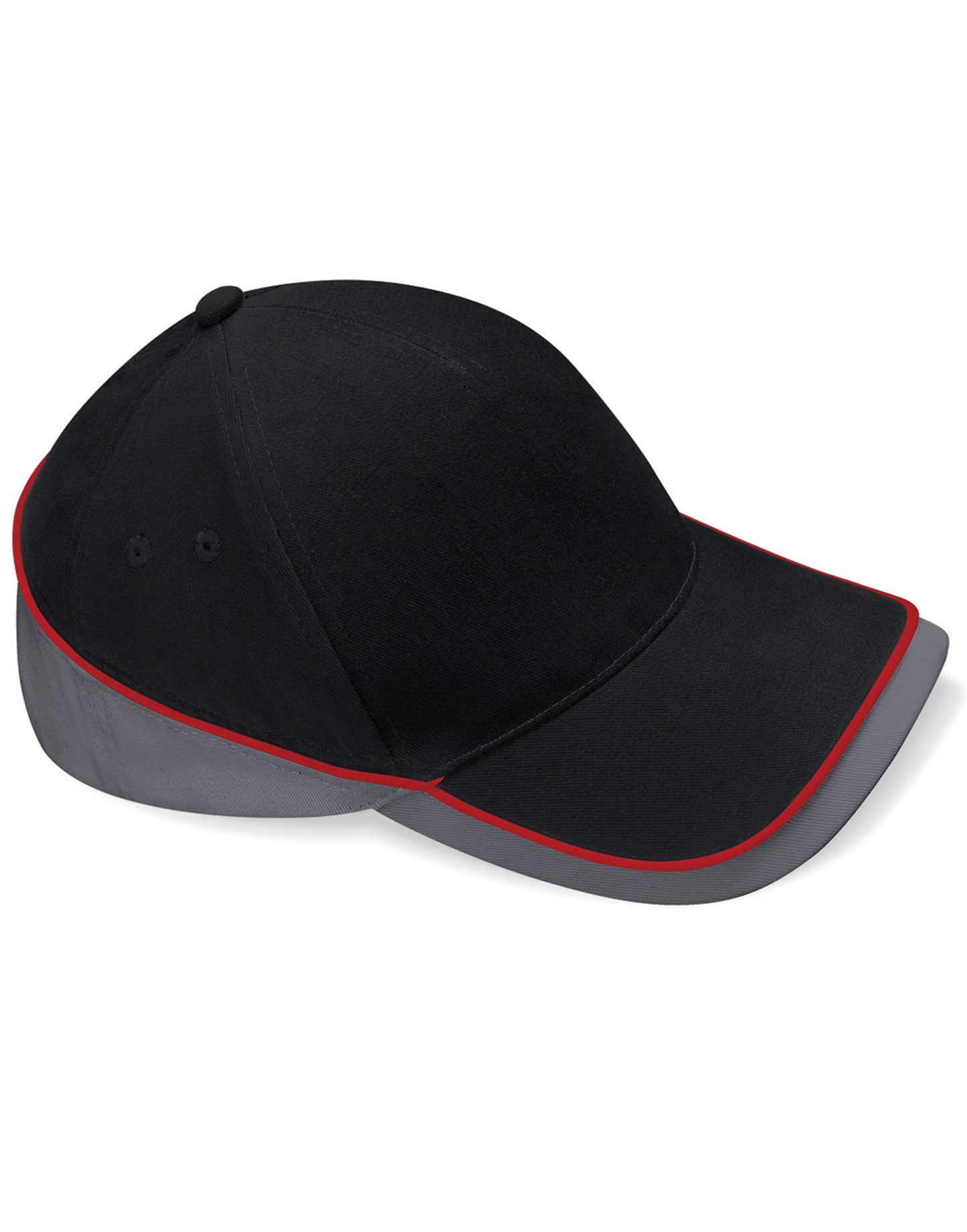 Teamwear Competition Cap - Black/Graphite/Classic Red