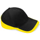 Teamwear Competition Cap - Black/Yellow