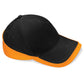 Teamwear Competition Cap - Black/Orange
