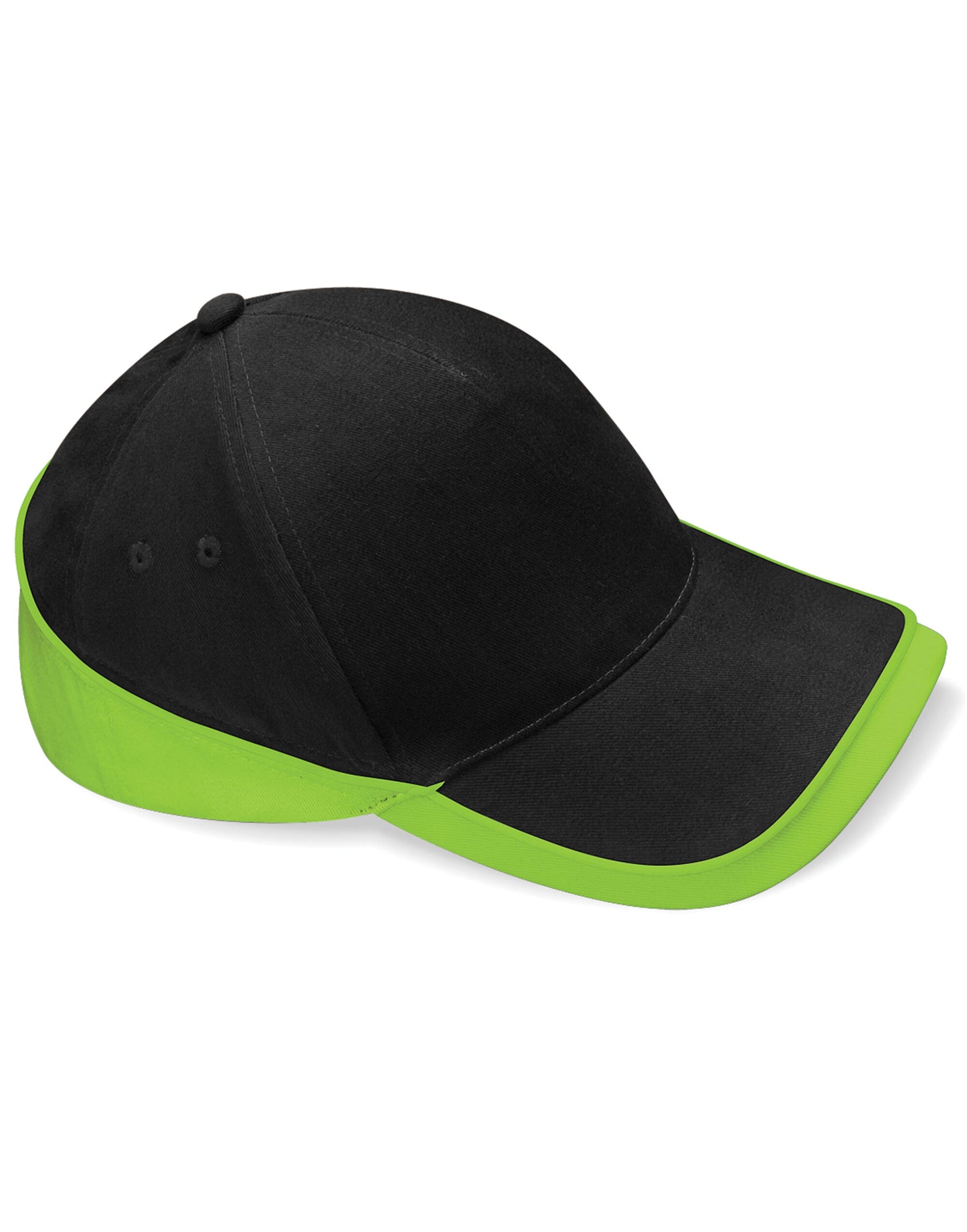 Teamwear Competition Cap - Black/Lime Green
