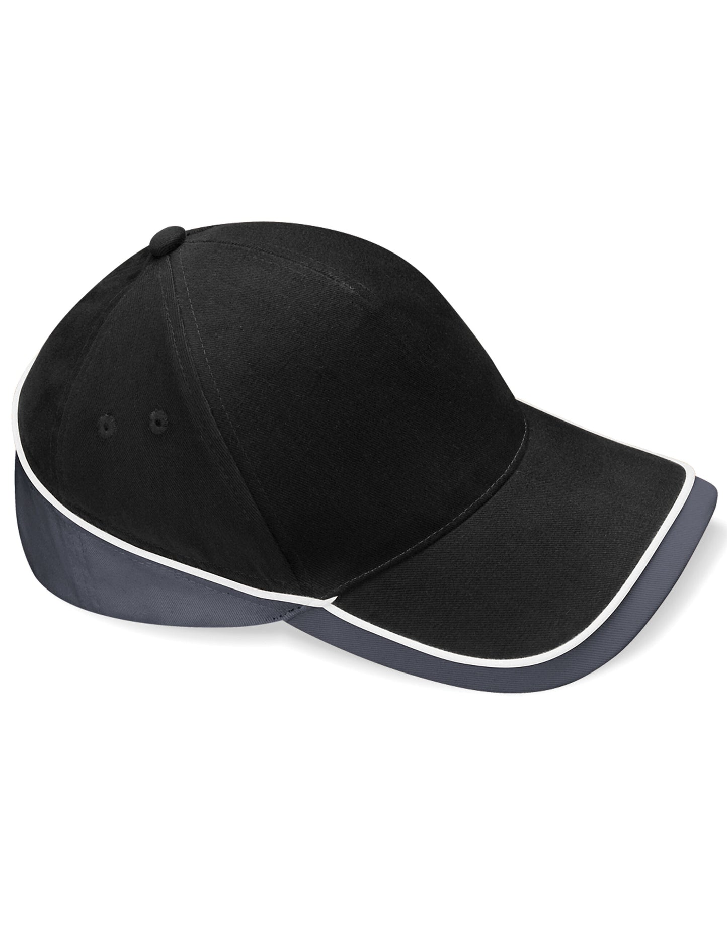 Teamwear Competition Cap - Black/Graphite Grey/White