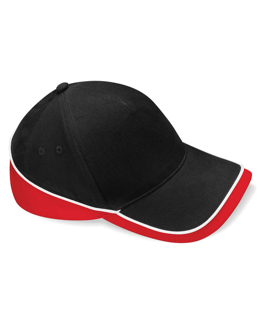 Teamwear Competition Cap - Black/Classic Red/White