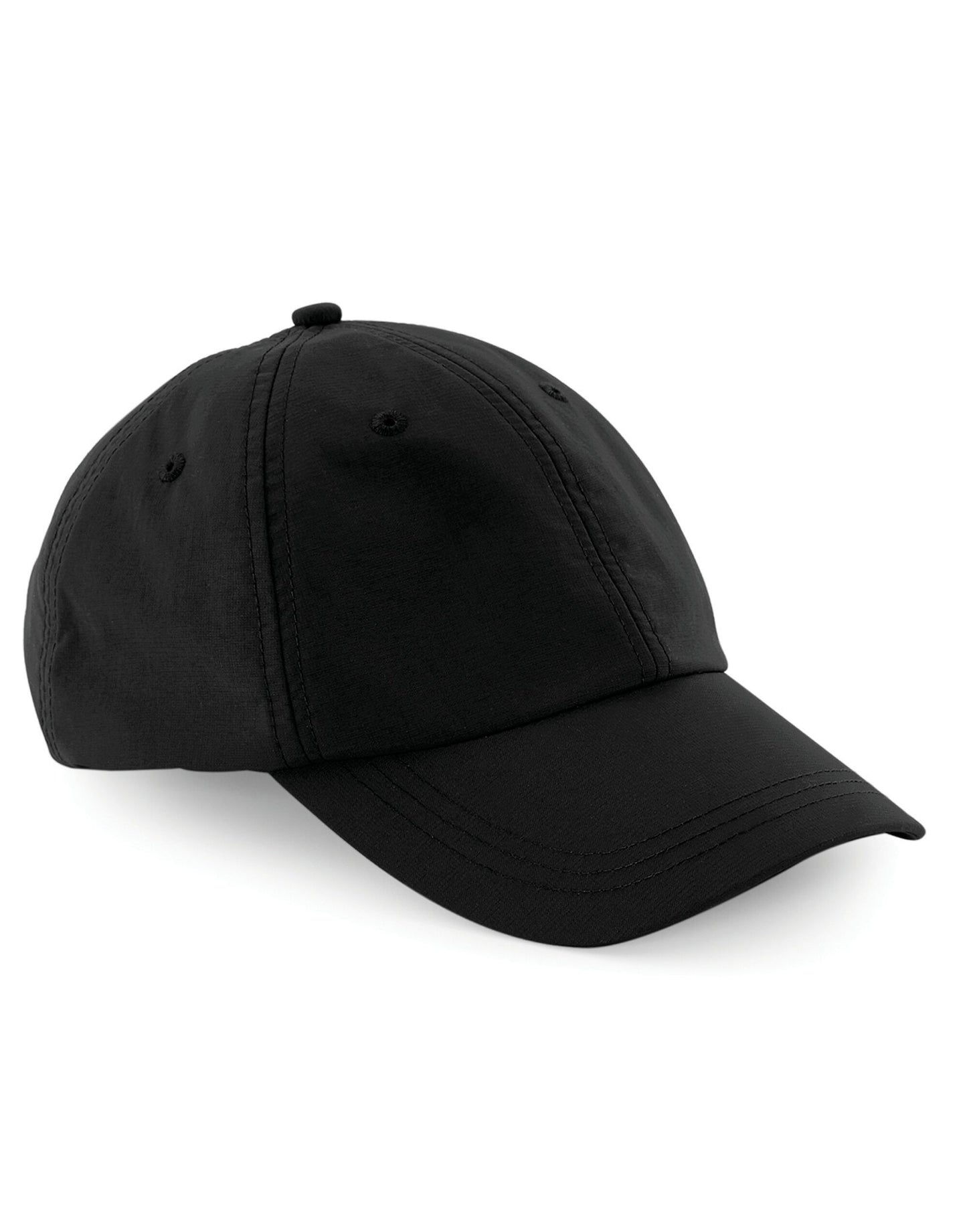Outdoor 6 Panel Cap - Black