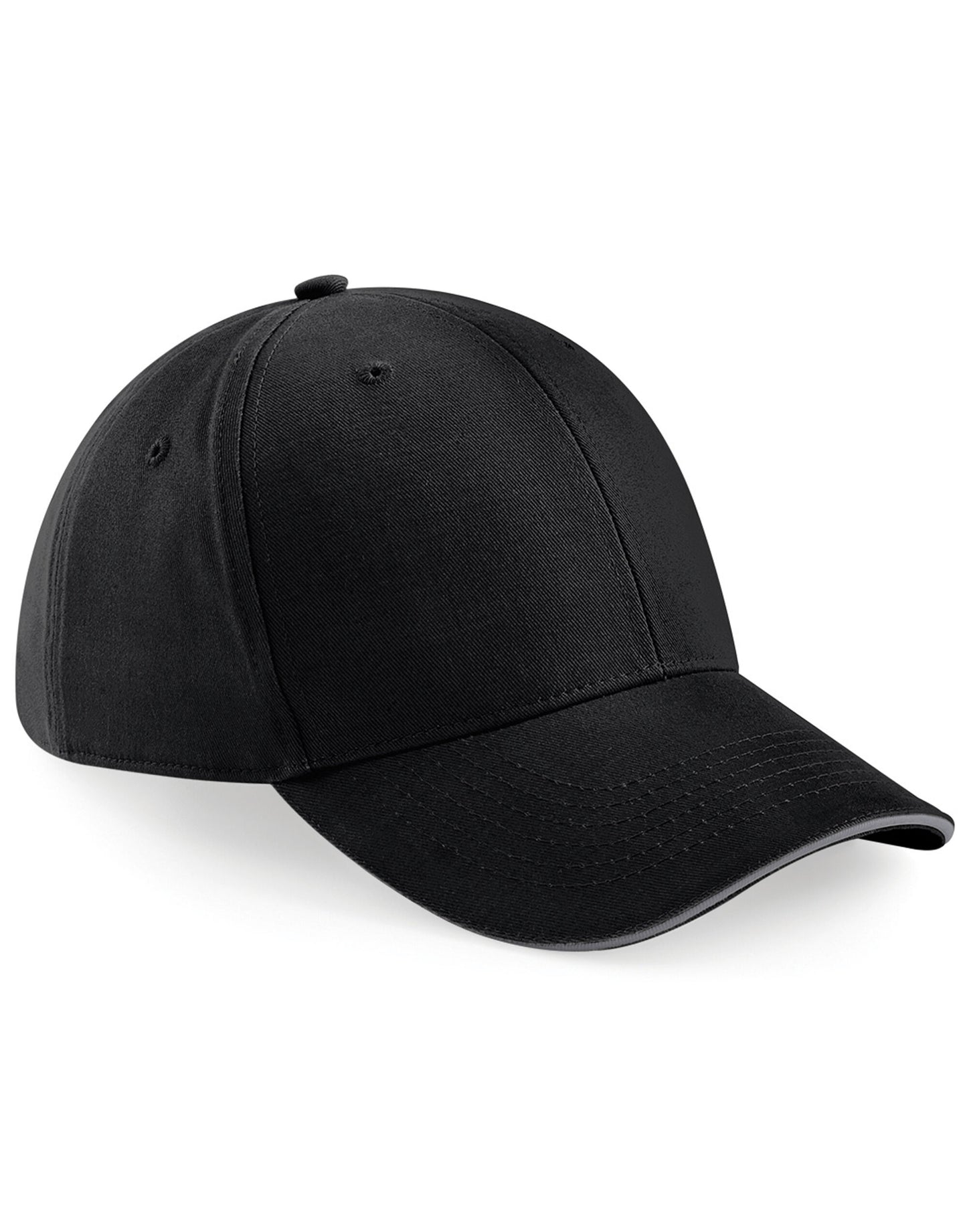 Athleisure 6 Panel Cap - Black/Graphite