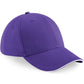 Athleisure 6 Panel Cap - Purple/White