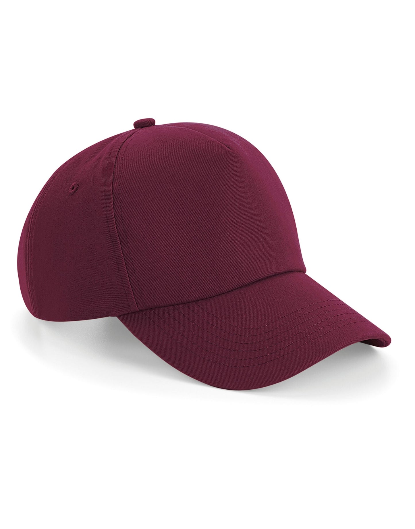 Authentic 5 Panel Cap - Burgundy