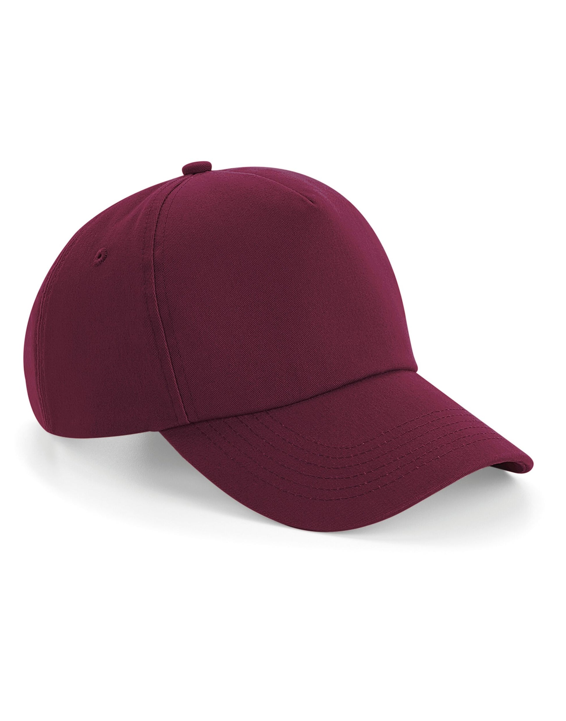 Authentic 5 Panel Cap - Burgundy