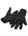Softshell Sports Tech Gloves - Black