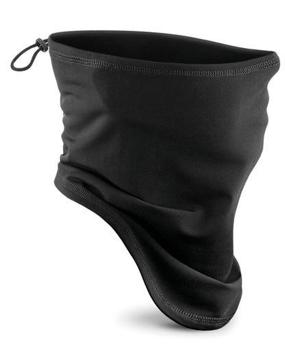 Softshell Sports Tech Neck Warmer - Black