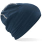 Hemsedal Cotton Beanie - French Navy/White
