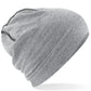 Hemsedal Cotton Beanie - Heather Grey/Black