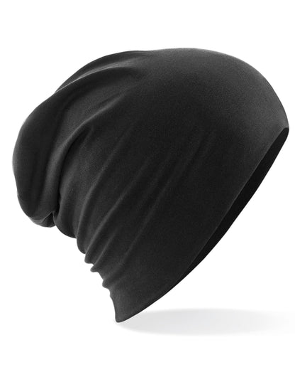 Hemsedal Cotton Slouch Beanie - Black