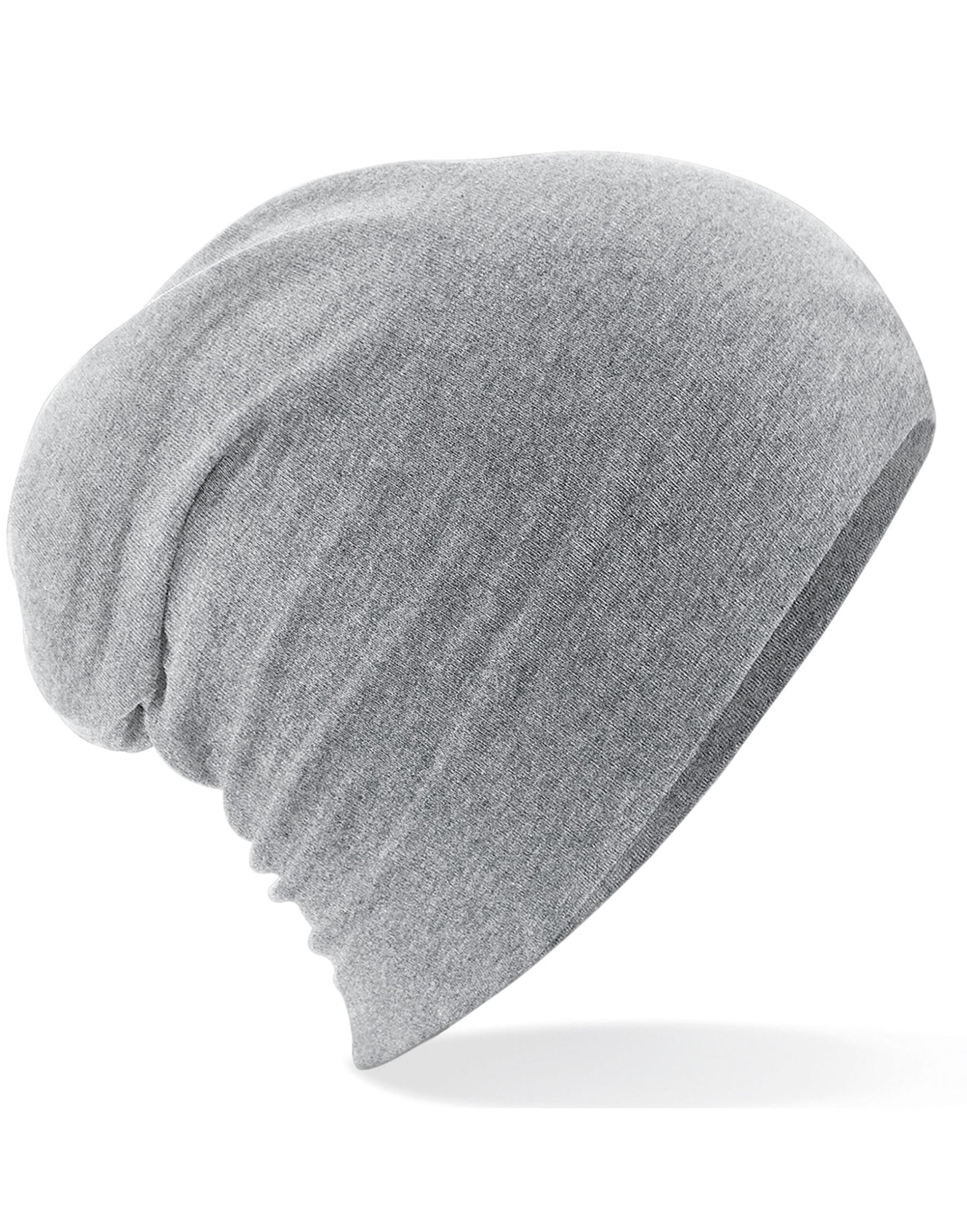 Hemsedal Cotton Slouch Beanie - Heather Grey