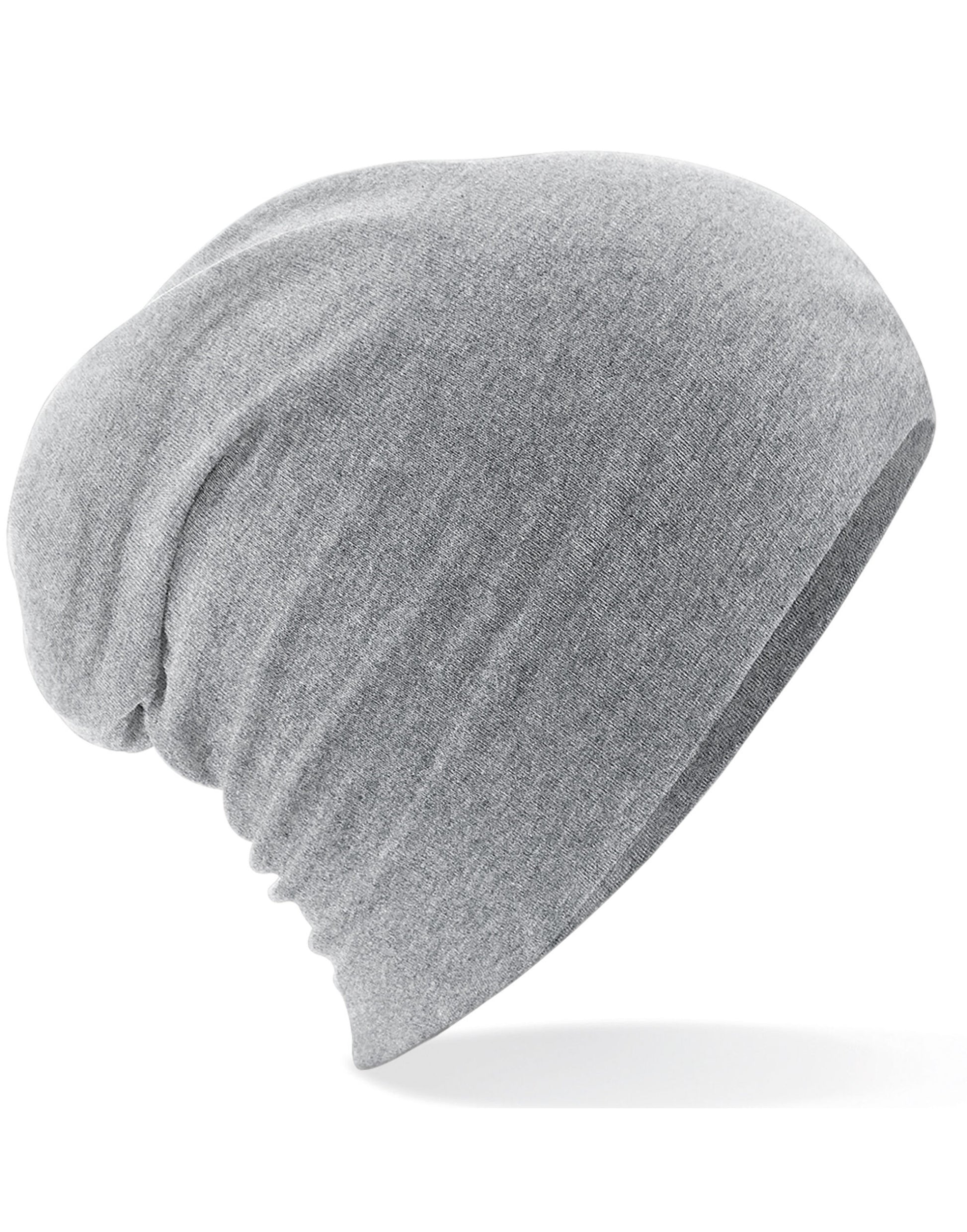 Hemsedal Cotton Slouch Beanie - Heather Grey