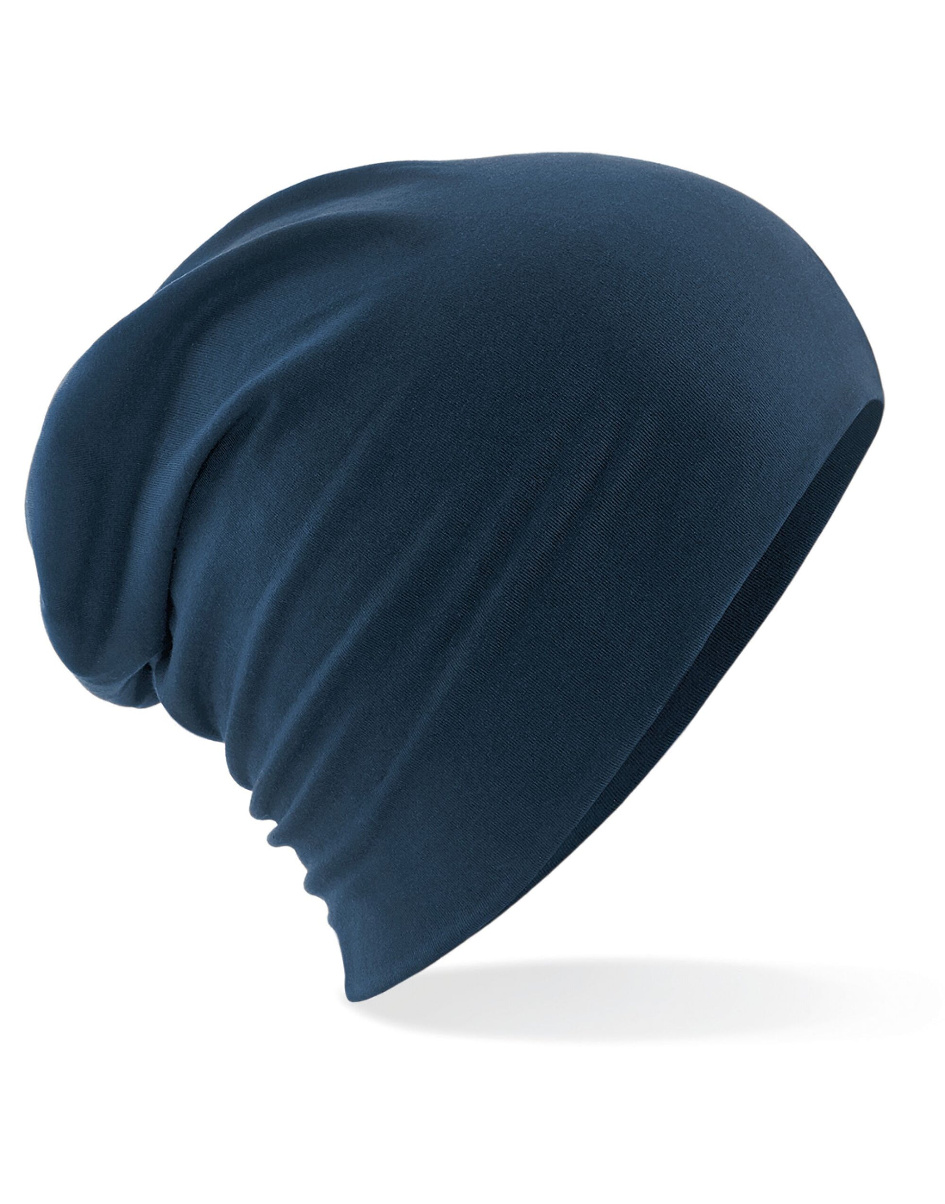 Hemsedal Cotton Slouch Beanie - French Navy