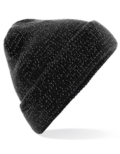 Reflective Beanie - Black