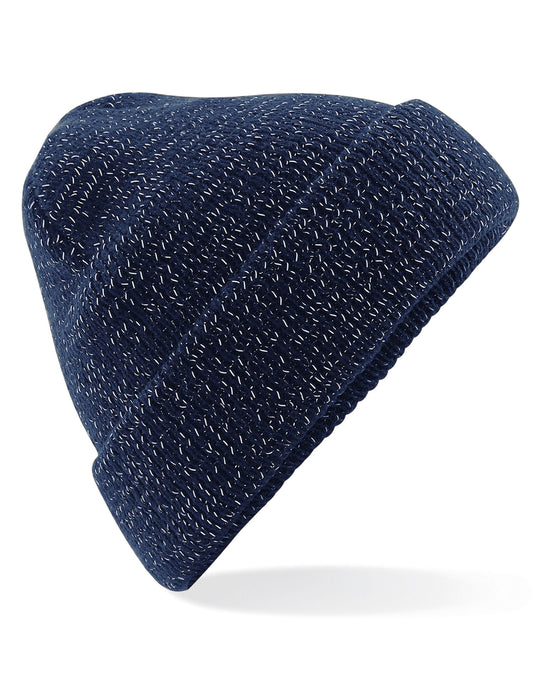 Reflective Beanie - French Navy
