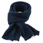 Classic Waffle Knit Scarf - French Navy