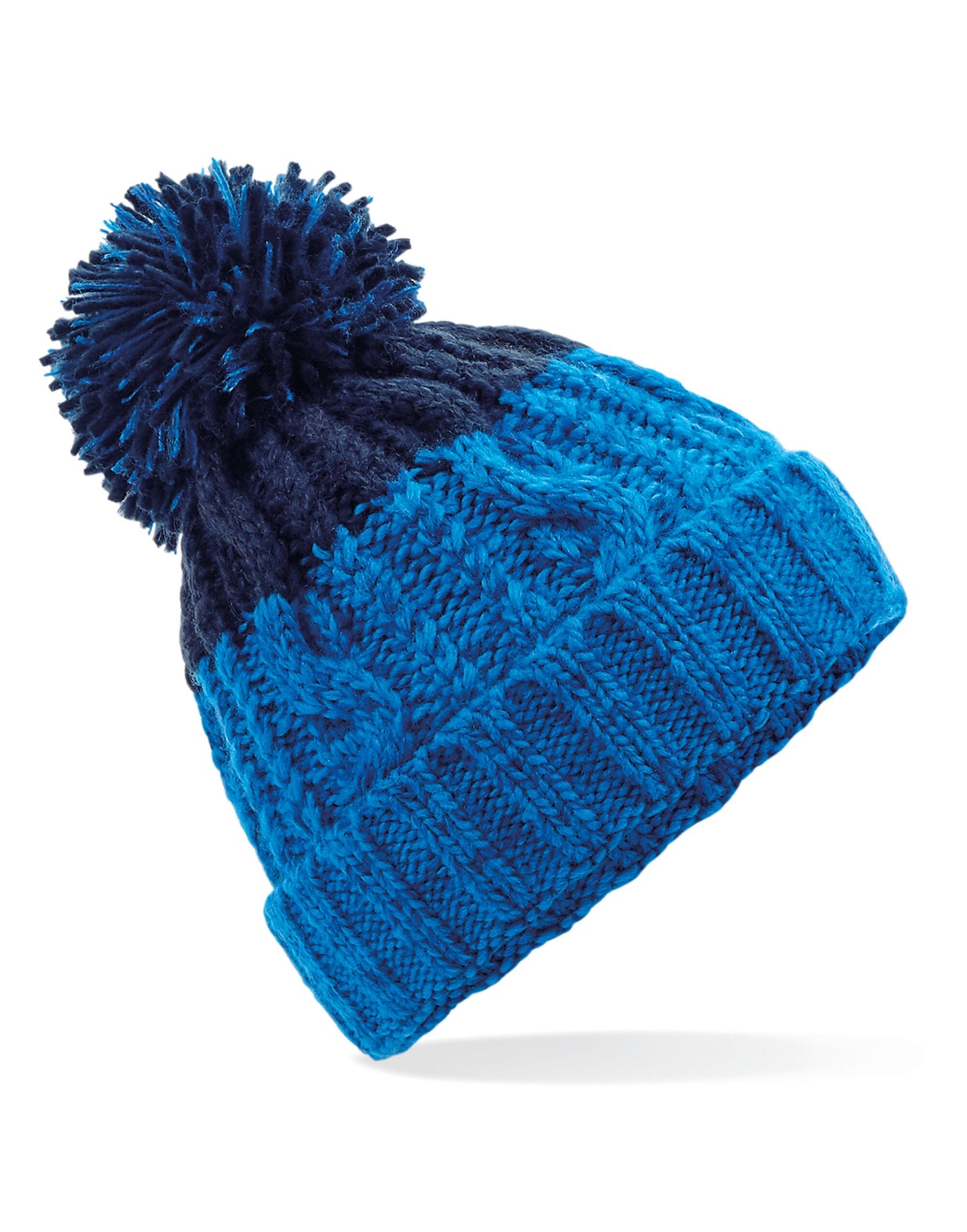 Apres Beanie - Azure Blue/ Oxford Navy