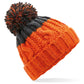 Apres Beanie - Orange/ Graphite Grey