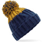 Apres Beanie - Oxford Navy/ Mustard