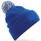 Snowstar® Patch Beanie - Bright Royal/off White