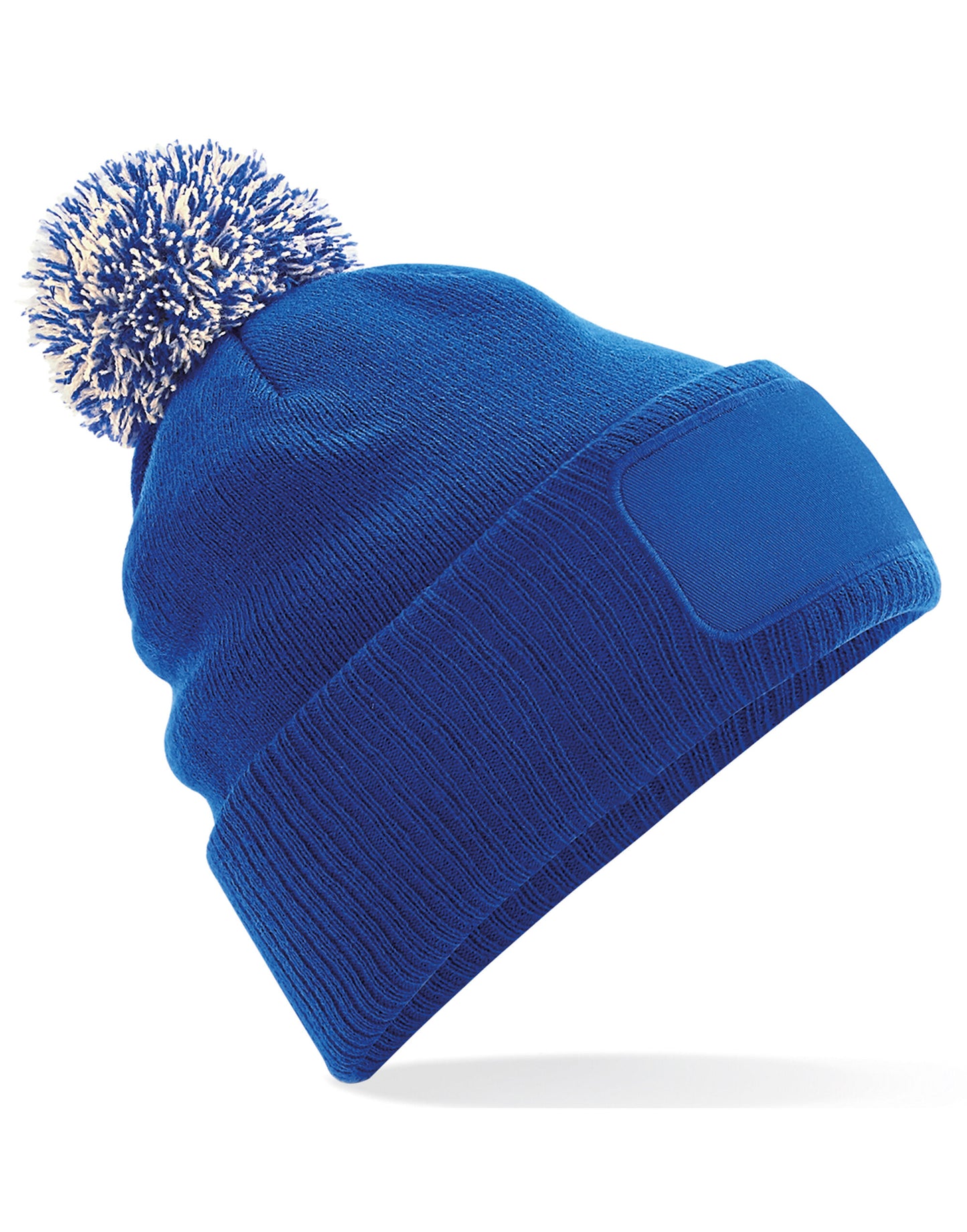 Snowstar® Patch Beanie - Bright Royal/off White