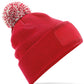 Snowstar® Patch Beanie - Classic Red/Off White