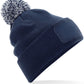 Snowstar® Patch Beanie - French Navy/Light Grey