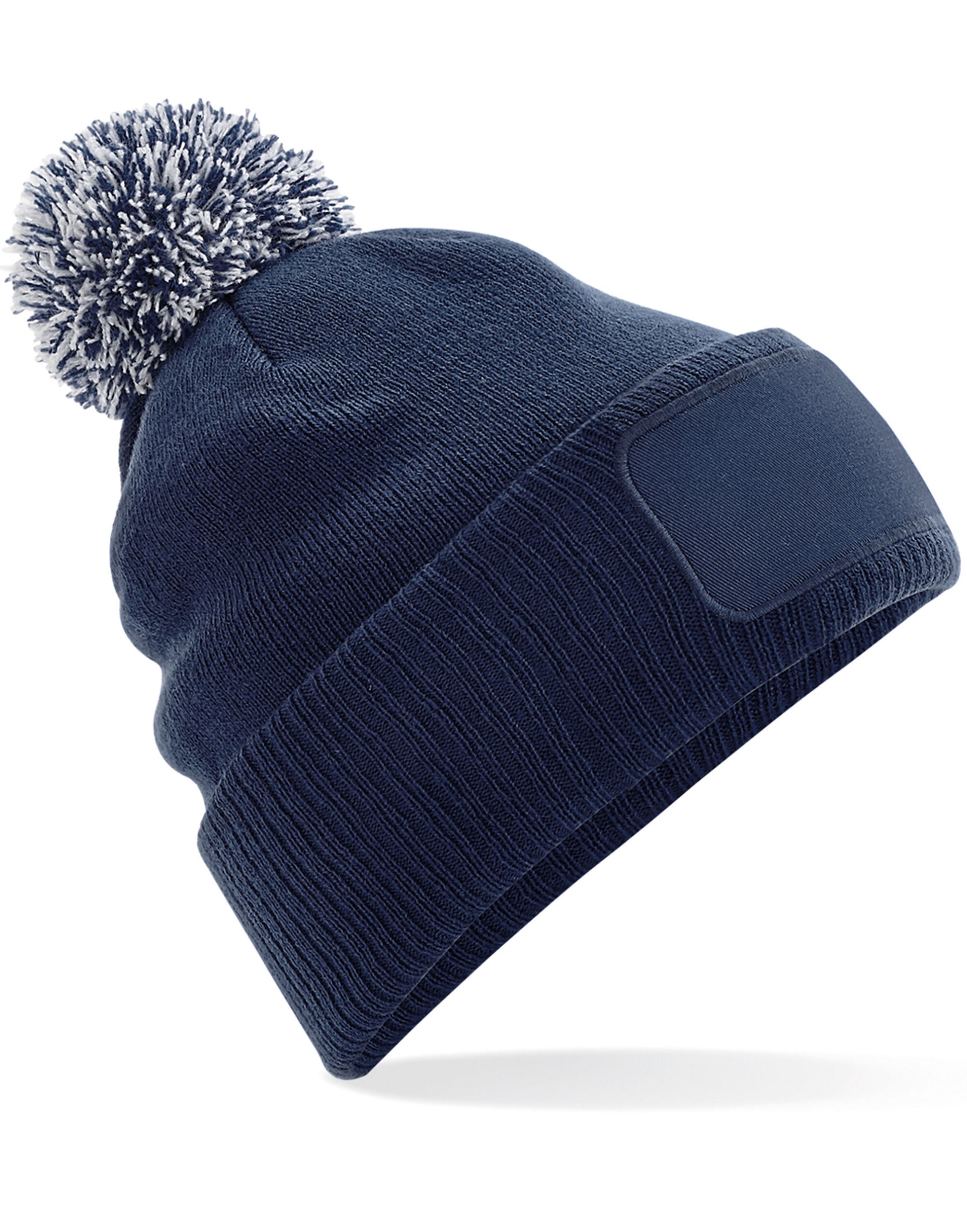 Snowstar® Patch Beanie - French Navy/Light Grey