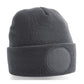 Circular Patch Beanie - Graphite