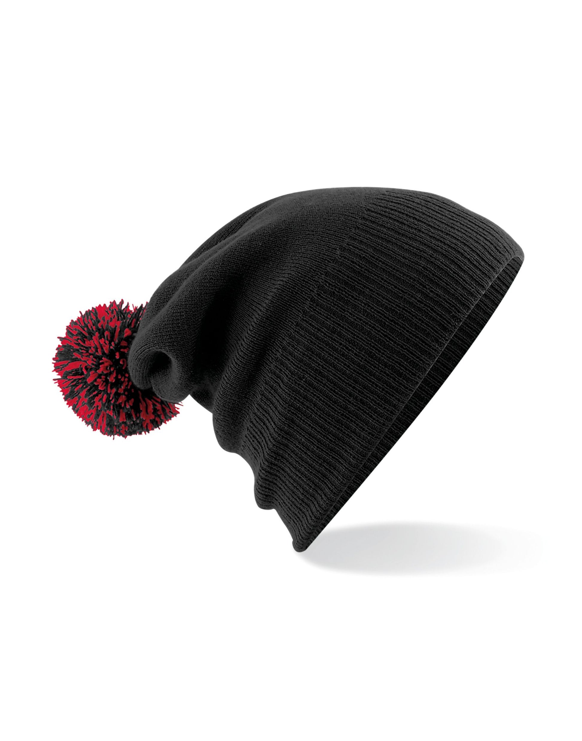Snowstar® Beanie - Black/Classic Red