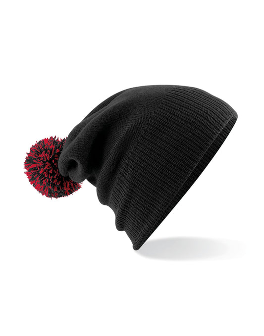Snowstar® Beanie - Black/Classic Red