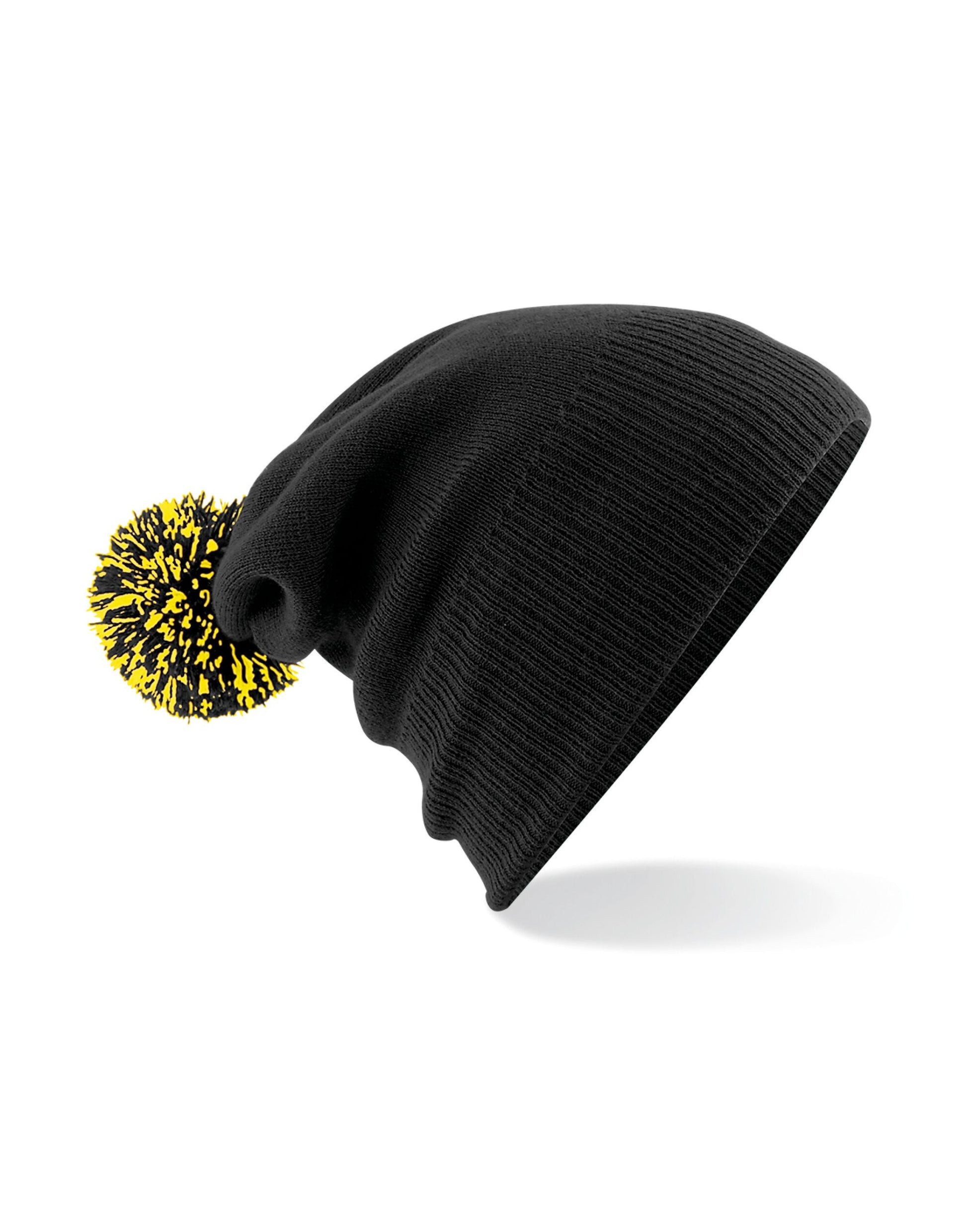 Snowstar® Beanie - Black/Yellow