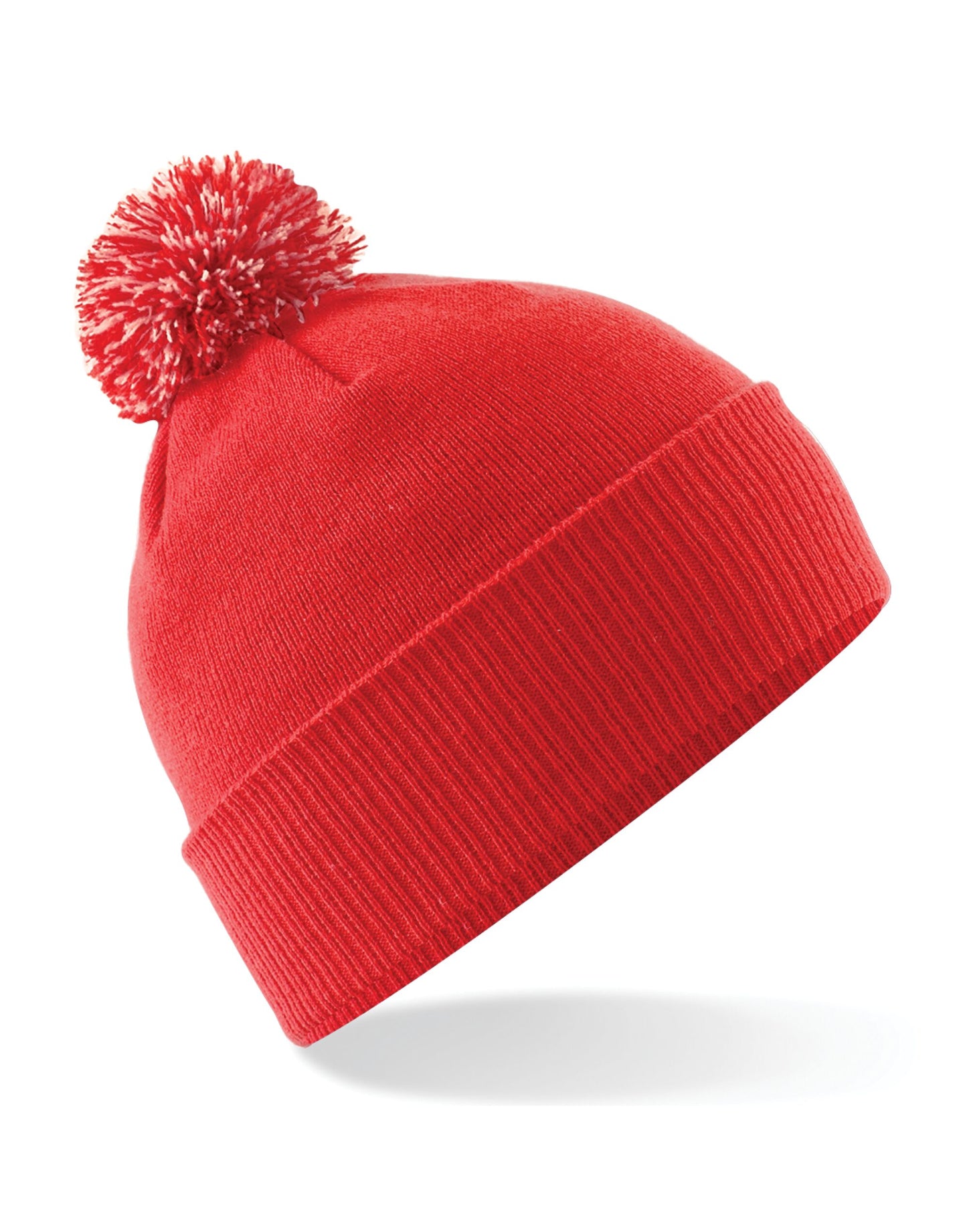 Junior Snowstar® Beanie - Bright Red/off White