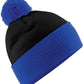 Snowstar® Two-Tone Beanie - Black/bright Royal