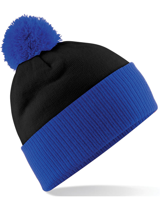 Snowstar® Two-Tone Beanie - Black/bright Royal