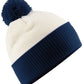 Snowstar® Two-Tone Beanie - Off White/ French Navy