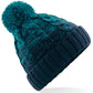 Ombré Beanie - Teal/French Navy