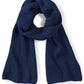 Metro Knitted Scarf - French Navy